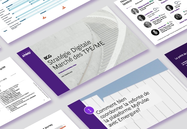 agence digital blob.blue presentation PowerPoint Google Slide